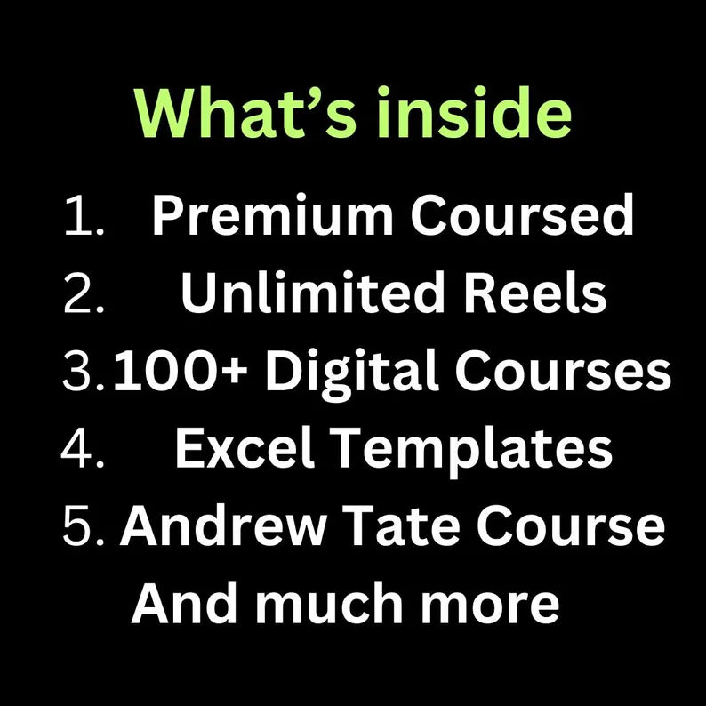 100 Million Digital Products PLR Bundle: