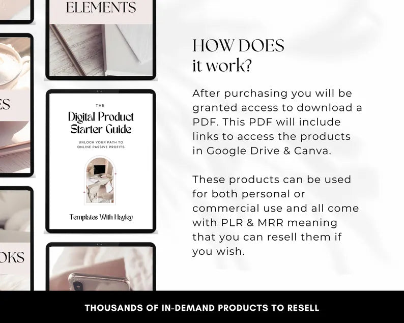 Digital Product Resell Vault, Thousands of Done-For-You Digital Products, Passive Income, Master Resell + Private Label Rights, MRR & PLR