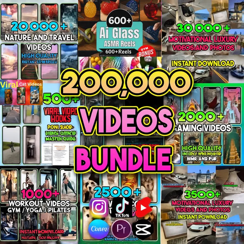 20,000+ Viral Video Content Bundle