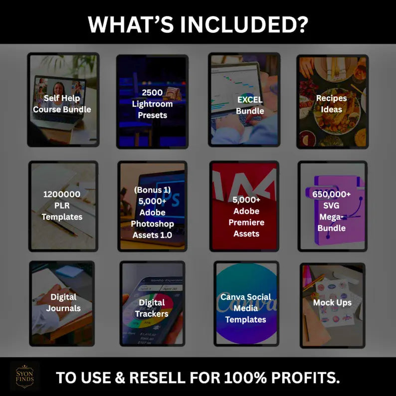 55M+ PLR MRR Digital Products Bundle Resell & Profit