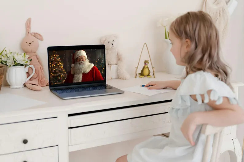 Personalized Santa Video Message | Unique Holiday Surprise | Custom HD 4K Christmas Gift for Kids
