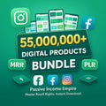 55M+ PLR MRR Digital Products Bundle Resell & Profit